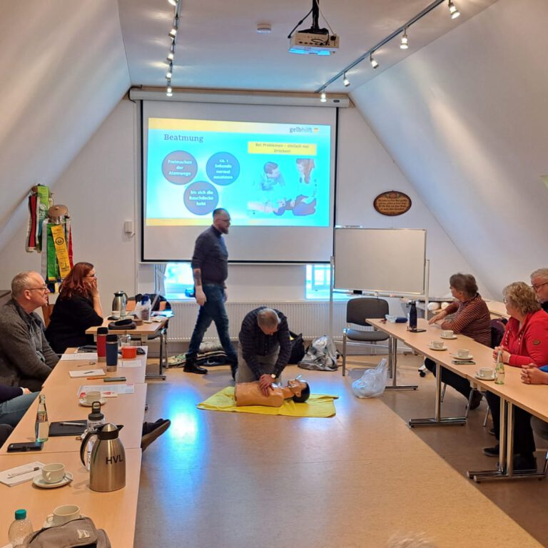 Erste Hilfe Ausbildung im Heimathaus