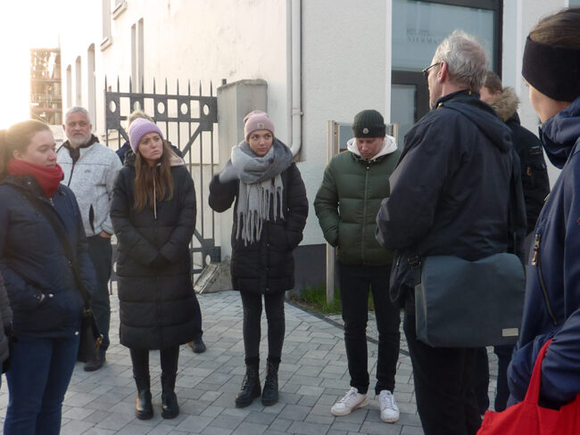 Führung zu historischen Orten der Judenverfolgung in Lengerich mit Polizeibeamt:innen