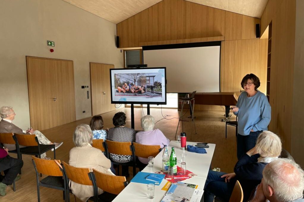 Simone Thieringer bei Ihrem Vortrag