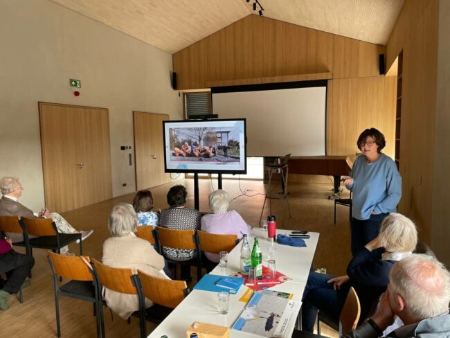 Simone Thieringer bei Ihrem Vortrag