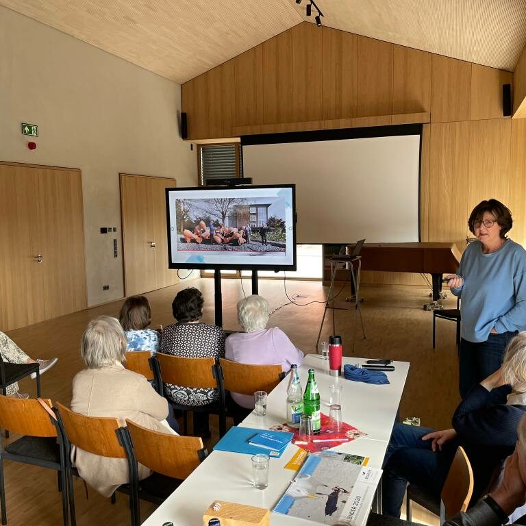 Simone Thieringer bei Ihrem Vortrag