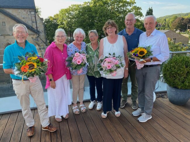 Der alte und neue Vorstand im HvL. Es fehlt Klaus Adam.