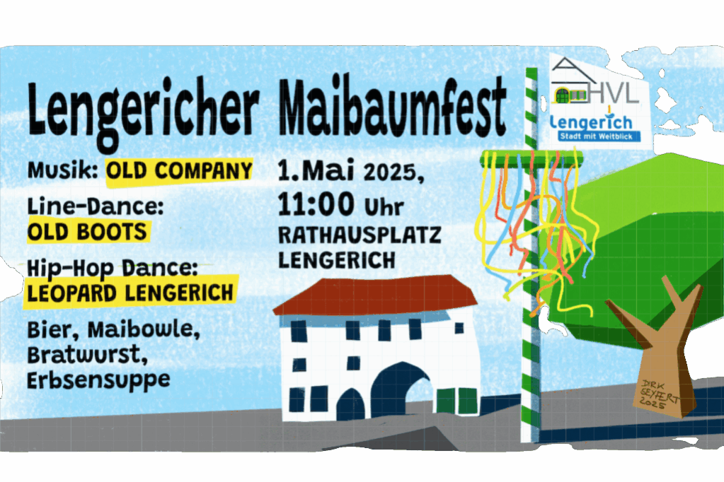 Foto: Old Company) Werden es richtig krachen lassen - Die Formation „OLD CAMPANY“ aus Westerkappeln sorgt erstmals beim Lengericher Maibaumrichten am 1. Mai ab 11 Uhr mit ihren Ohrwürmern für beste musikalische Unterhaltung
