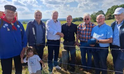 Schnadgang 2025, in der Nähe von Burg Hülshoff